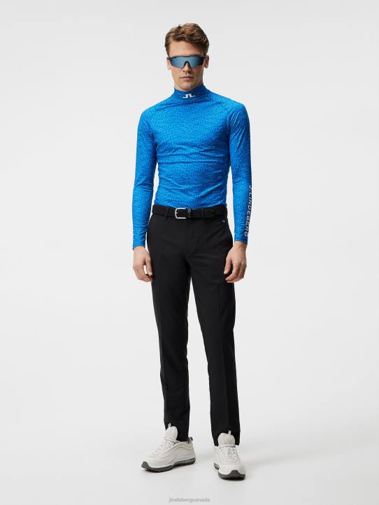 Aello Printed Compression Layer Lapis Bridge Swirl Men J.Lindeberg Clothing 66XF313 - Image 3