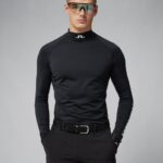 Aello Soft Compression Black Men J.Lindeberg Clothing 66XF352