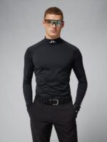 Aello Soft Compression Black Men J.Lindeberg Clothing 66XF352