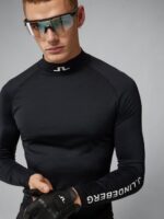 Aello Soft Compression Black Men J.Lindeberg Clothing 66XF352 - Image 4