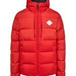 Aerglo Down Jacket Barbados Cherry Men J.Lindeberg Clothing 66XF2448