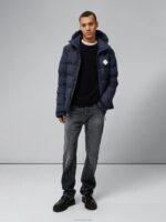 Aerglo Down Jacket Navy Men J.Lindeberg Clothing 66XF2447 - Image 3