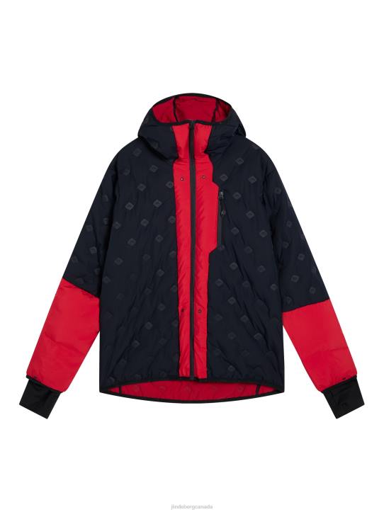 Aerial 2-In-1 Shell Jacket Barbados Cherry Men J.Lindeberg Clothing 66XF1296 - Image 2