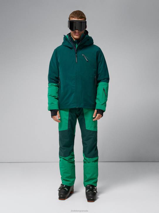 Aerial 2-In-1 Shell Jacket Ponderosa Pine Men J.Lindeberg Clothing 66XF1295 - Image 3