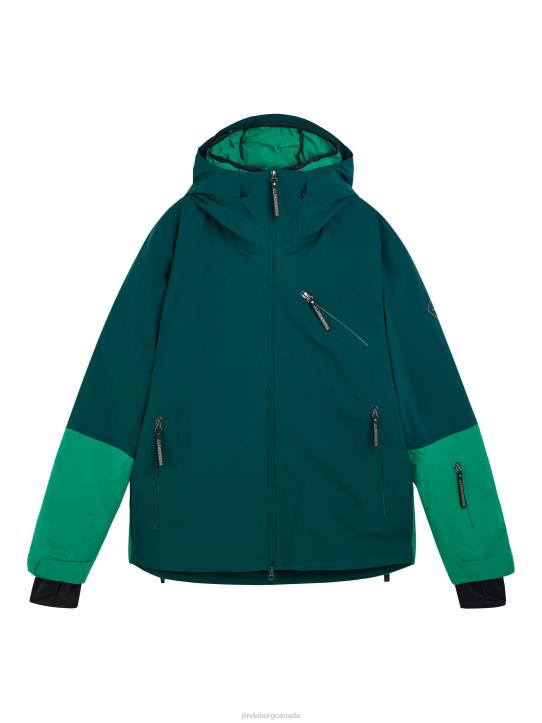 Aerial 2-In-1 Shell Jacket Ponderosa Pine Men J.Lindeberg Clothing 66XF1295 - Image 6