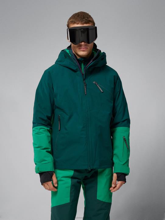 Aerial 2-In-1 Shell Jacket Ponderosa Pine Men J.Lindeberg Clothing 66XF1295 - Image 1