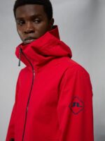 Aerial Lite Jacket Barbados Cherry Men J.Lindeberg Clothing 66XF2439 - Image 3