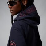Aerial Lite Jacket Navy Women J.Lindeberg Clothing 66XF2855