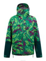 Aerial Pro Print Shell Jacket Canimol Green Men J.Lindeberg Clothing 66XF1284 - Image 4