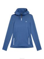 Aerial Quarter Hood Blue Horizon Women J.Lindeberg Clothing 66XF1904 - Image 5