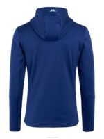 Aerial Quater Hood Navy Peony Men J.Lindeberg Clothing 66XF661 - Image 5