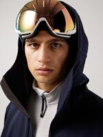 Aerial Shell Jacket Navy Men J.Lindeberg Clothing 66XF2479 - Image 3