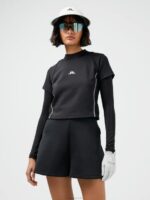 Ahava Golf Top Black Women J.Lindeberg Clothing 66XF2642