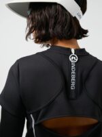 Ahava Golf Top Black Women J.Lindeberg Clothing 66XF2642 - Image 4