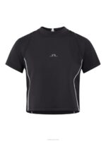 Ahava Golf Top Black Women J.Lindeberg Clothing 66XF2642 - Image 5