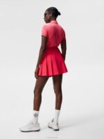Alaya Jacquard Polo Azalea Women J.Lindeberg Clothing 66XF1540 - Image 2