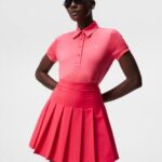Alaya Jacquard Polo Azalea Women J.Lindeberg Clothing 66XF1540
