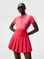 Alaya Jacquard Polo Azalea Women J.Lindeberg Clothing 66XF1540