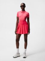 Alaya Jacquard Polo Azalea Women J.Lindeberg Clothing 66XF1540 - Image 3