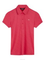 Alaya Jacquard Polo Azalea Women J.Lindeberg Clothing 66XF1540 - Image 6