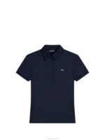 Alaya Jacquard Polo Navy Women J.Lindeberg Clothing 66XF1542 - Image 6