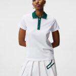 Alea Polo White Women J.Lindeberg Clothing 66XF1496