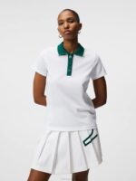Alea Polo White Women J.Lindeberg Clothing 66XF1496
