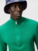 Alex Half Zip Knitted Sweater Bosphorus Men J.Lindeberg Clothing 66XF1058 - Image 3