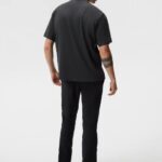 Alf T-shirt Black Melange Men J.Lindeberg Clothing 66XF66