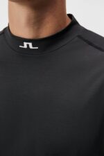Alf T-shirt Black Melange Men J.Lindeberg Clothing 66XF66 - Image 4