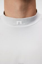 Alf T-shirt Light Grey Melange Men J.Lindeberg Clothing 66XF67 - Image 4
