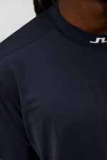 Alf T-shirt Navy Melange Men J.Lindeberg Clothing 66XF68 - Image 4