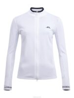 Alma Golf Sweater White Women J.Lindeberg Clothing 66XF2836 - Image 4