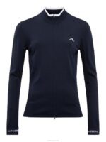 Alma Sweater Navy Women J.Lindeberg Clothing 66XF2820 - Image 4
