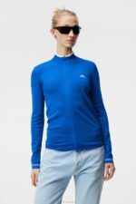 Almaida Knitted Sweater Lapis Blue Women J.Lindeberg Clothing 66XF1843