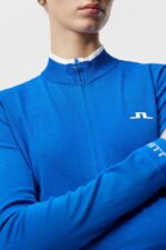 Almaida Knitted Sweater Lapis Blue Women J.Lindeberg Clothing 66XF1843 - Image 5