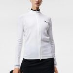 Almaida Knitted Sweater White Women J.Lindeberg Clothing 66XF1844