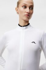 Almaida Knitted Sweater White Women J.Lindeberg Clothing 66XF1844 - Image 4