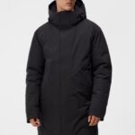 Alon Down Parka Black Men J.Lindeberg Clothing 66XF910
