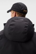 Alon Down Parka Black Men J.Lindeberg Clothing 66XF910 - Image 5