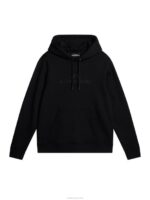 Alpha Hoodie Black Men J.Lindeberg Clothing 66XF539 - Image 5