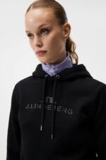Alpha Hoodie Black Women J.Lindeberg Clothing 66XF1794 - Image 4