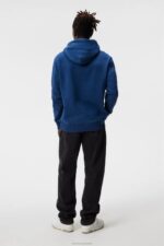 Alpha Hoodie Estate Blue Men J.Lindeberg Clothing 66XF540