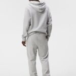 Alpha Hoodie Light Grey Melange Men J.Lindeberg Clothing 66XF537