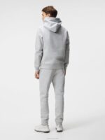 Alpha Hoodie Light Grey Melange Men J.Lindeberg Clothing 66XF641