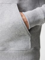 Alpha Hoodie Light Grey Melange Men J.Lindeberg Clothing 66XF641 - Image 4