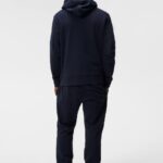 Alpha Hoodie Navy Men J.Lindeberg Clothing 66XF538