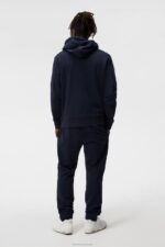 Alpha Hoodie Navy Men J.Lindeberg Clothing 66XF538
