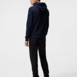 Alpha Hoodie Navy Men J.Lindeberg Clothing 66XF640