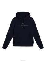 Alpha Hoodie Navy Men J.Lindeberg Clothing 66XF640 - Image 4